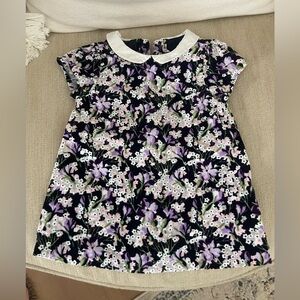 Janie and Jack girls dress 12-8m in mint condition worn once